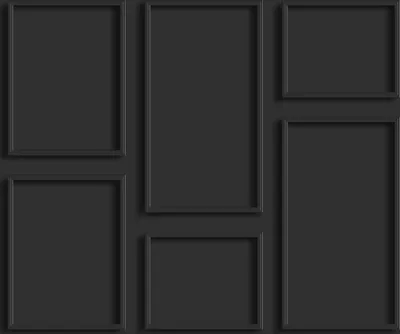 Produktbild von Origin Wallcoverings Fototapete Holzwandverkleidung Schwarz 300 x 279 cm