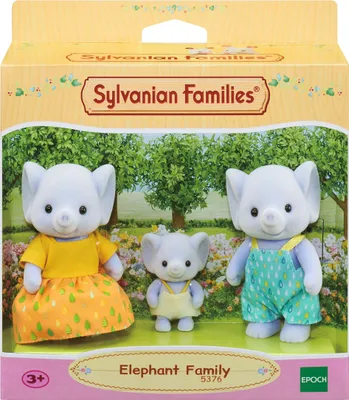 Zdjęcie produktu dla EPOCH Traumwiesen Sylvanian Families 5376 Rodzina słoni L5376