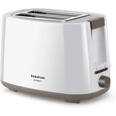 Produktbild von Taurus Mytoast II, 2 Scheibe(n), Weiß, Drehregler, 750 W, 220 - 240 V, 750 W