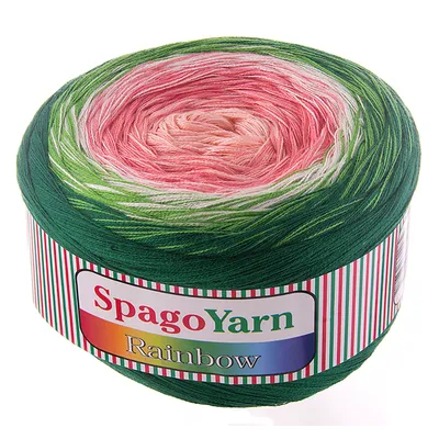250g Farbverlaufsgarn Rainbow 08