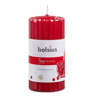 Produktbild von Bolsius Duft-Stumpenkerze Granatapfel