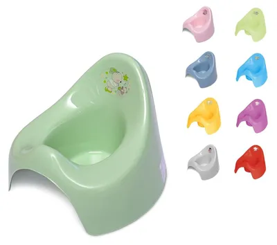 Image de Lorelli Pot en plastique inoffensif, protection contre les éclaboussures, facile à nettoyer vert foncé
