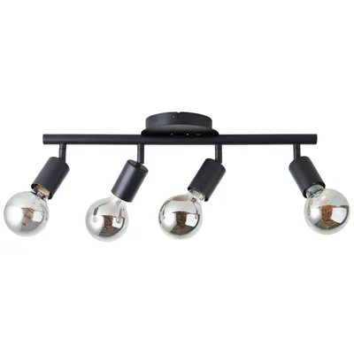 Produktbild von BRILLIANT Strahlerrohr, 4-flammig Tiffany schwarz IP20 E27 28 Watt g. f. Normallampe