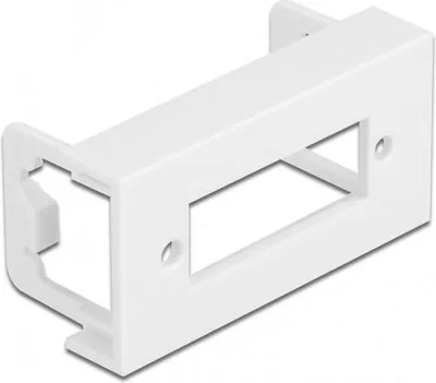 Produktbild von DeLOCK 81374, Weiß, Polycarbonat (PC), Schraubenlos, Universal, 22,5 mm, 22 mm