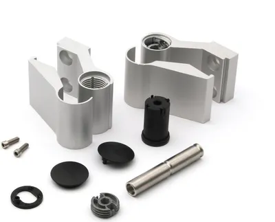 Produktbild von Schüco Aufsatztürband 279555 silber 36 mm, nach innen oder außen öffnend