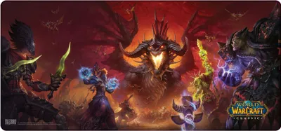 Zdjęcie produktu dla Klasyczny pad do gier World of WarCraft  Onyxia, XL