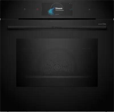 Produktbild von Bosch, Serie 8, HSG938EB1, Einbau-Dampfbackofen, Schwarz, EEK: A+