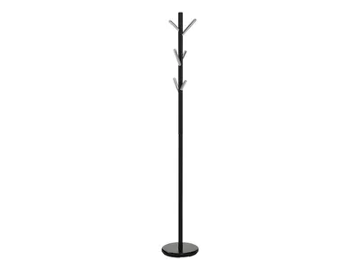 Zdjęcie produktu dla Wieszak stojący THORN – czarny/chrom
