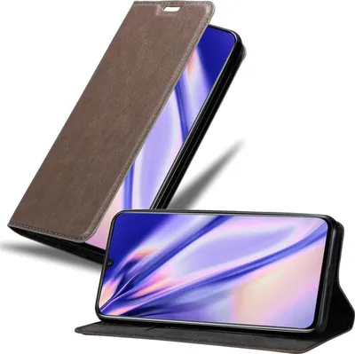 Produktbild von Cadorabo Hülle für MEIZU NOTE 9 Schutz Hülle in Braun Handyhülle Etui Case Cover Magnetverschluss