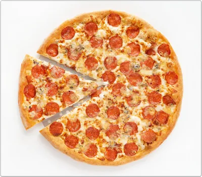 Produktbild von Spritzschutz Herdabdeckplatte Schneidebrett aus Glas Gute Pizza 1-Teilig (60x52cm)