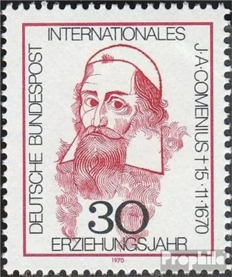 Produktbild von Briefmarken BRD (BR.Deutschland) 1970 Mi 656 (kompl.Ausg.) FDC 300.Todestag von Comenius