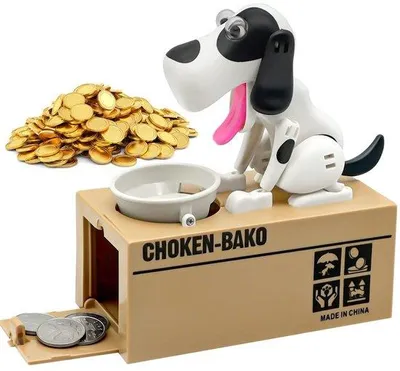 Productafbeelding van Hongerige Hond Spaarpot met Schattig Ontwerp