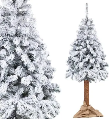 Obrázek produktu pro Vánoční stromek Smrk zasněžený na kmínku 220 cm