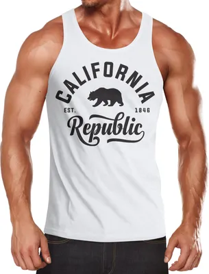 Produktbild von California Republic Herren Tank-Top von Neverless®  XXL