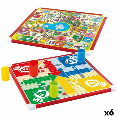 Obrázek produktu pro Herní deska Parchís-Oca Colorbaby 32 x 32 x 1 cm (25 dílků) (6 dílků)