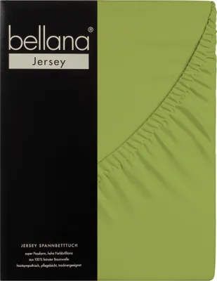 Produktbild von Bellana Jersey Spannbetttuch 180-200 x 200 cm moos 120g/m², 100% Baumwolle
