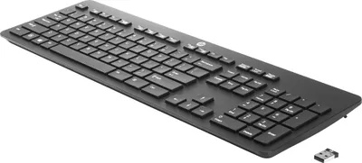 Produktbild von HP Wireless-Tastatur (Link-5), Volle Größe (100%), Kabellos, RF Wireless, Mechanischer Switch, Schwarz