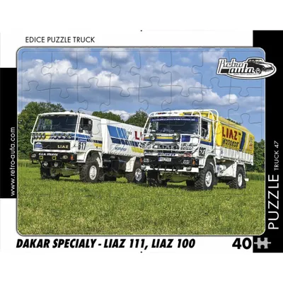 Immagine prodotto di Puzzle TRUCK 47 - Speciali Dakar - LIAZ 111, LIAZ 100 - 40 pezzi
