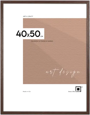 Immagine prodotto di LUCA® Frames, FDM, cornice per foto, colore marrone, 40x50 cm