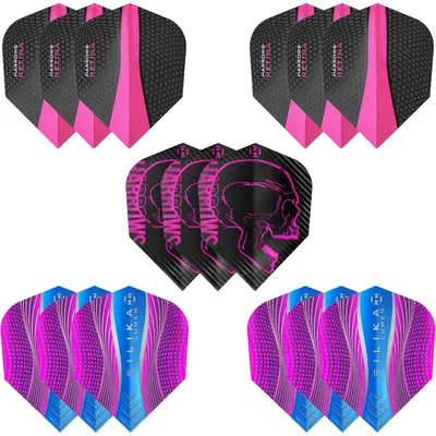 Produktbild von Dartpfeile Dartflights Dimplex - 100 Mikron - 10 Sets - 30 Flights - Professionell