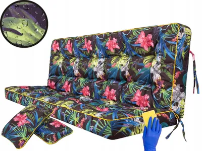 Produktbild von PillowPrim Gartenkissen 150cm für Schaukel, Bank wasserabweisend