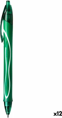 Immagine prodotto di Bic Gel-Tinte biros retraibile gel-ocity quick dry grün scatola -12u-