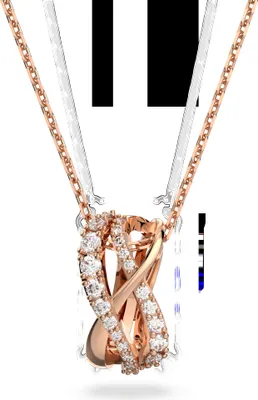 Immagine prodotto di Swarovski Collana Twist 5620549, Bianco, Lega Rosa
