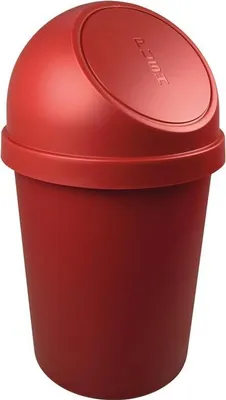 Obrázok produktu pre helit H2401325 Abfalleimer mit Push-Einwurfklappe 45 Liter rot