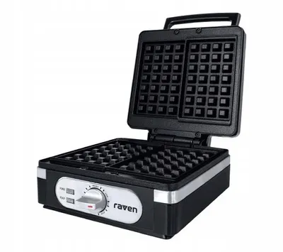 Obrázok produktu pre RAVEN EG004BX 2 žehličky na chrumkavé vafle čierna EFFICIENT