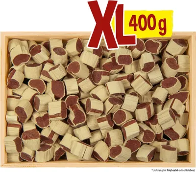 Produktbild von 400g - weicher Hundesnack Softrolls Hühnchen und Fisch im Sushi Stil