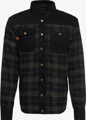 Produktbild von King Kerosin Adventure Gear Flanellhemd - Blanko Olivine XXL