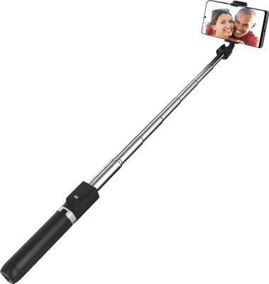 Produktbild von Bluetooth Selfie-Stick mit Stativfunktion, höhenverstellbar - Schwarz
