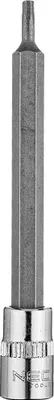 Zdjęcie produktu dla NEO TOOLS Końcówka TORX TX10 na nasadce 1/4", długa, 87 mm