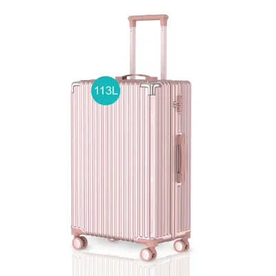 Produktbild von Voyagoux® - Reisekoffer Groß - 113L - Koffer - Reisekoffer mit Rollen – Roségold