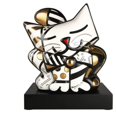 Obrázek produktu pro Figurka Golden Cat Romero Britto - Pop Art