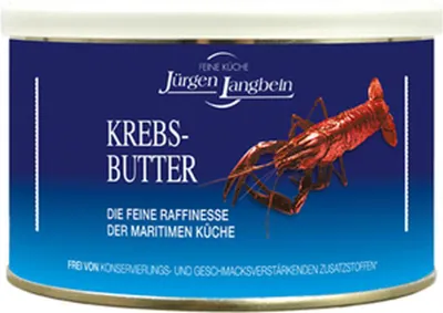 Zdjęcie produktu dla Jürgen Langbein Masło krabowe Culinary Hamburg Speciality 380g