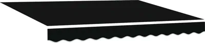 Produktbild von Markise Schwarz 350 x 250 x 165 cm Polyester und Aluminium