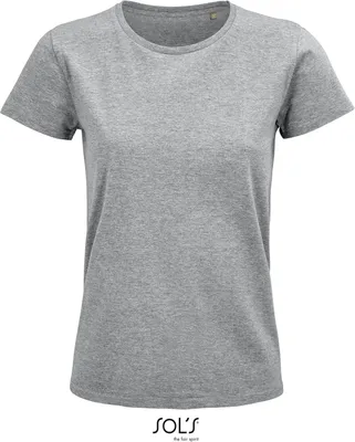 Produktbild von SOLs 03579 | Damen Shirt, Pioneer Women T-Shirt, Jersey 175 - Farbe: Grey Melange - Größe: M