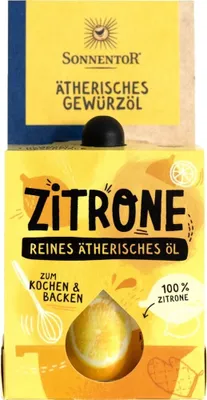 Produktbild von Sonnentor Zitrone ätherisches Gewürzöl -- 4,5ml