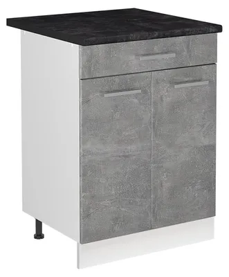 Immagine prodotto di Mobile lavello cucina Vicco R-Line Calcestruzzo/Bianco 60 cm piano di lavoro Antracite, Model 72992