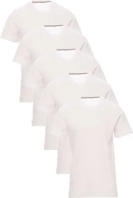 Produktbild von Mivaro Herren T-Shirt 5er Pack Basic Rundhals - Männer Tshirt 100% Baumwolle atmungsaktiv - kurzarm - Unterziehshirt - Regular Fit - bis Größe 5XL