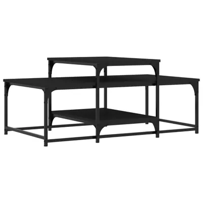 Produktbild von "WINTER SALE"Couchtisch - Wohnzimmer Tisch modern - Schwarz 102x60x45 cm Holzwerkstoff - Kaffeetisch NEU8571138
