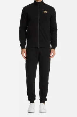 Produktbild von Emporio Armani EA7 Herren Trainingsanzug-Set Schwarz 8NPV60-PJVRZ-0208 Grösse XL