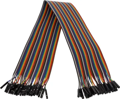 Produktbild von 40 Stück Breadboardkabel weiblich/weiblich (50cm)