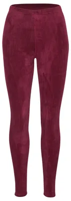 Imagen del producto de Leggings térmicas para mujer Tobeni, forradas, opacas para el invierno, color: rojo, talla: S/M