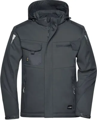 Produktbild von Craftsmen Softshell Jacket - STRONG - black/black, Gr. XL