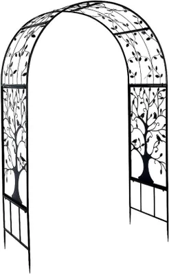 Produktbild von Gartenbogen Dekoration Kletterpflanzen Rosenbogen mit Ständer für Hochzeit