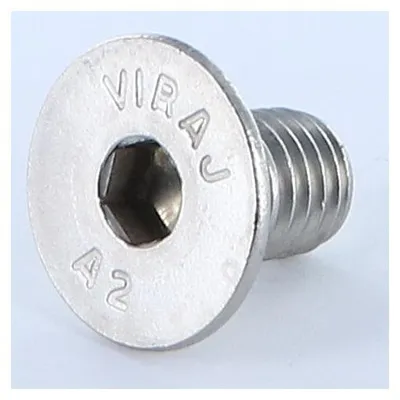 Produktbild von Metallschrauben Edelstahl A2 Innensechskant mit flachem Kopf Schraubenschlüssel 6 M10x16 Gesamtgewinde