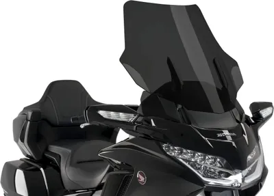 Image de PUIG écran touring fumé foncé 730x685mm pour Honda