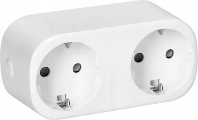 Produktbild von Orno tuya rozgałęziacz podwójny smart wi-fi schuko biały